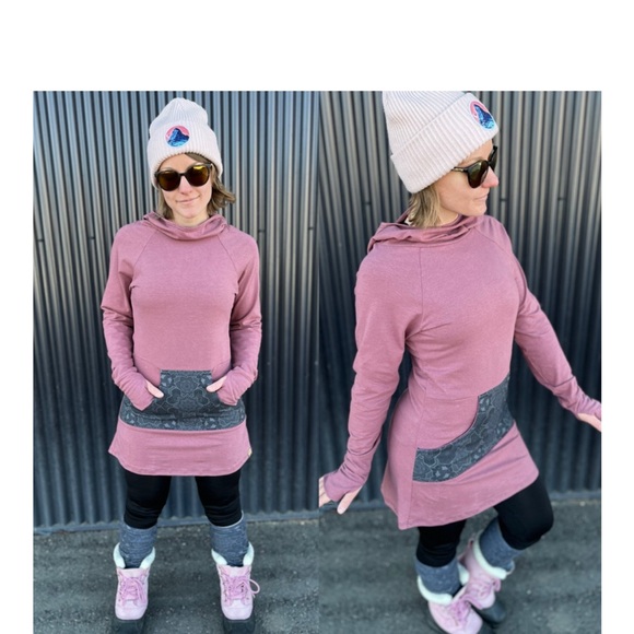 Seam Of Life Hemp Organic Cotton Hoodie Dress / small - Picture 3 of 10